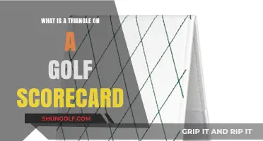Understanding the Triangle Symbol on Your Golf Scorecard