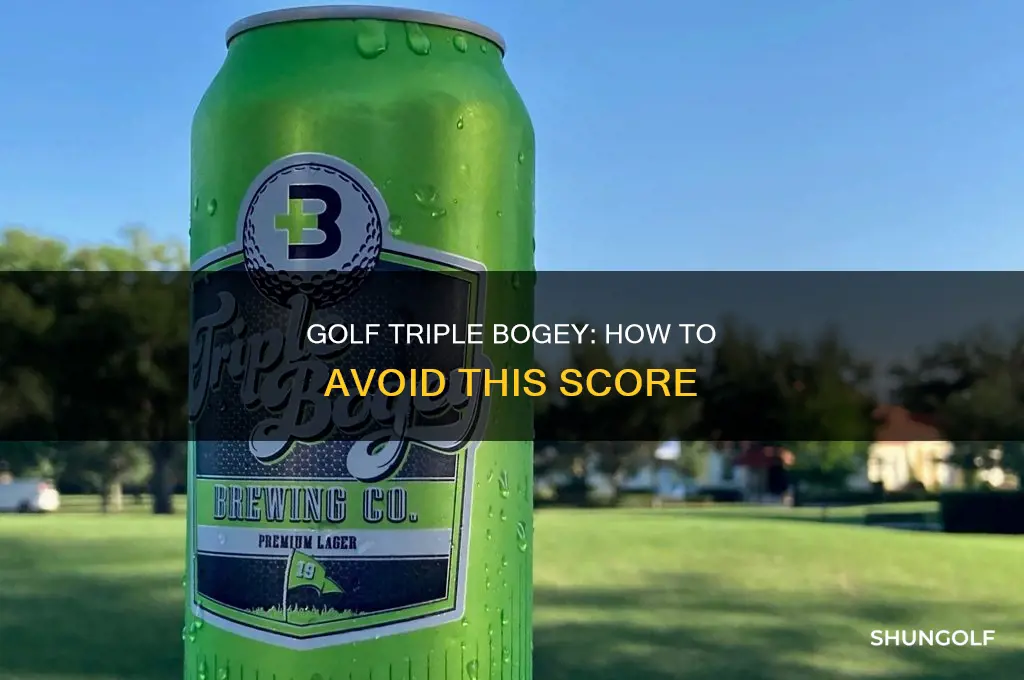 what is a triple bogey golf