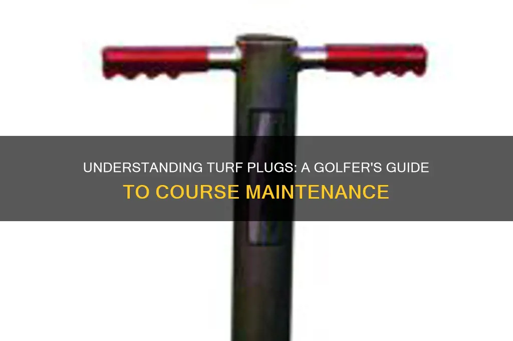 what is a turf plug in golf