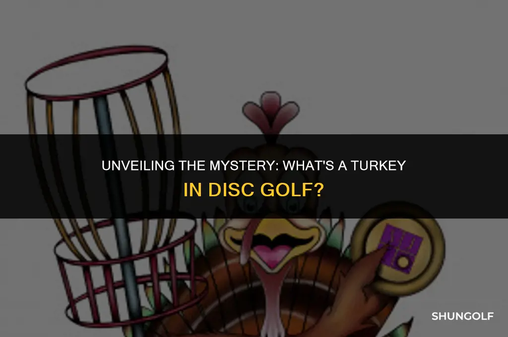 what is a turkey in disc golf