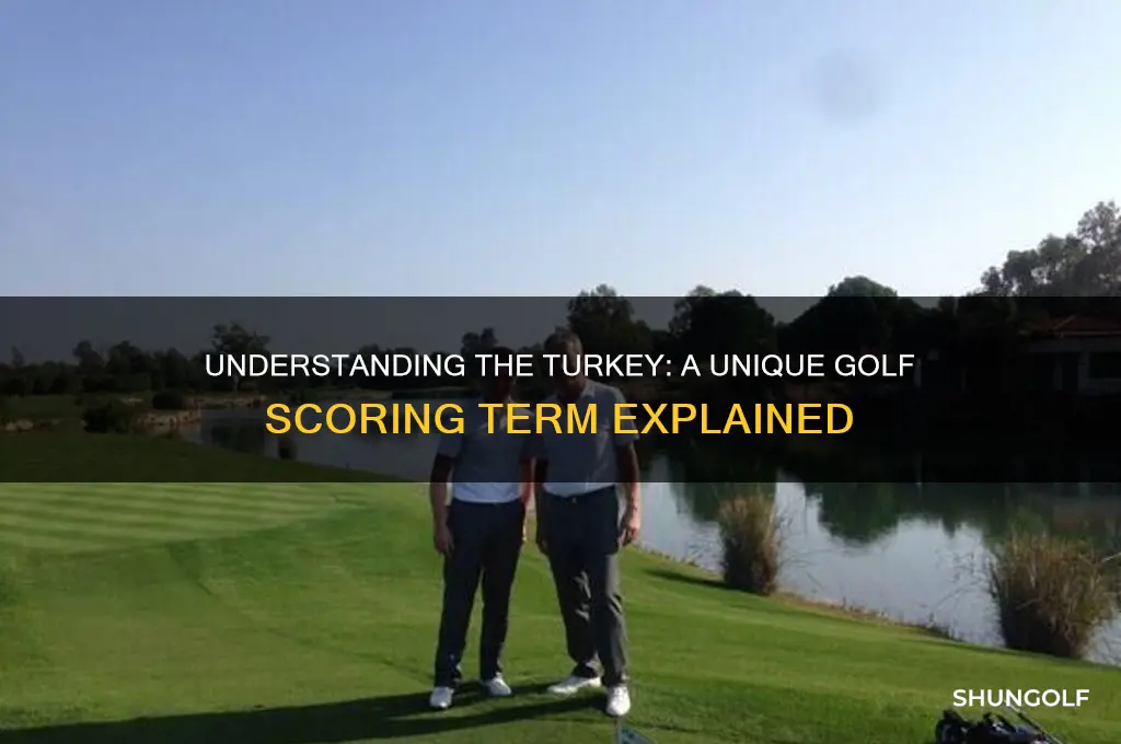 what is a turkey in golf terms