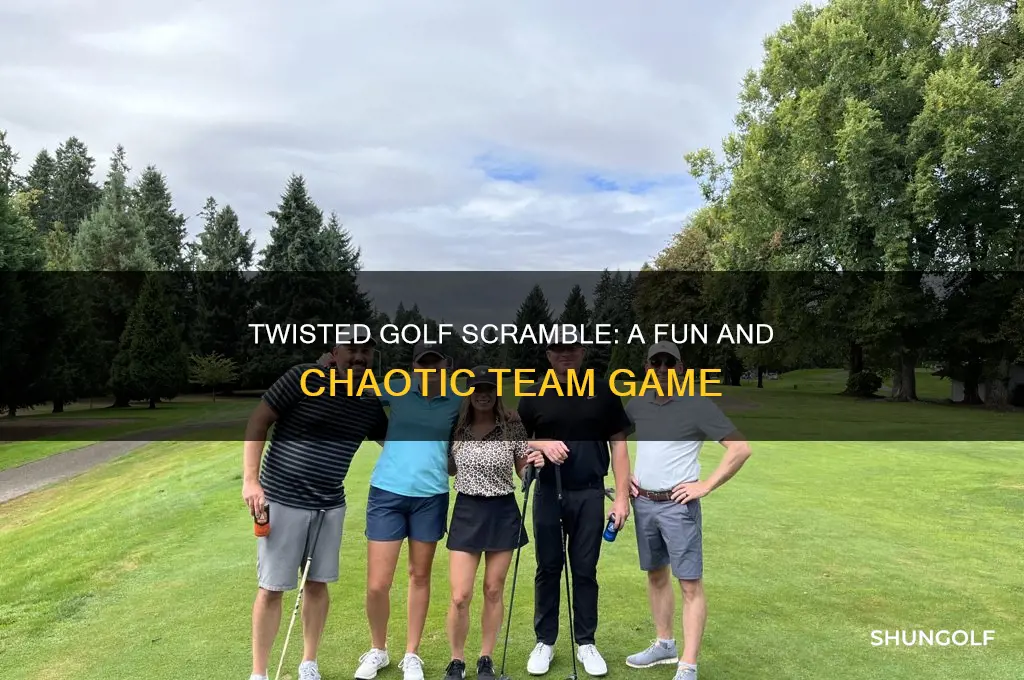 what is a twisted golf scramble