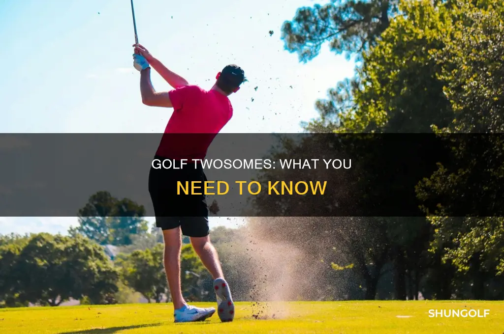 what is a twosome in golf