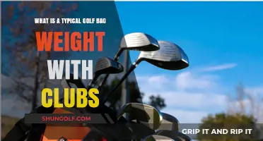 Understanding the Standard Weight of a Golf Bag with Clubs