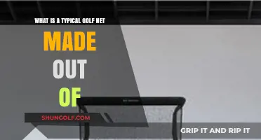 Unveiling the Materials Behind a Standard Golf Net's Construction