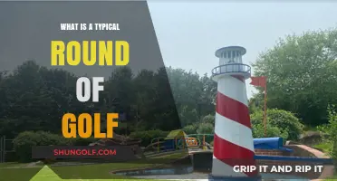 Exploring the Structure and Flow of a Typical Round of Golf