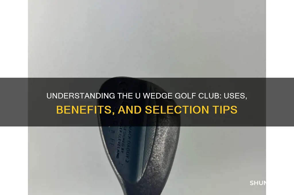 what is a u wedge golf club