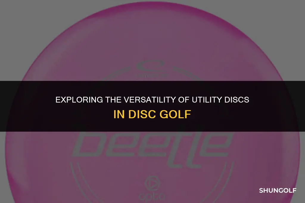 what is a utility disc disc golf