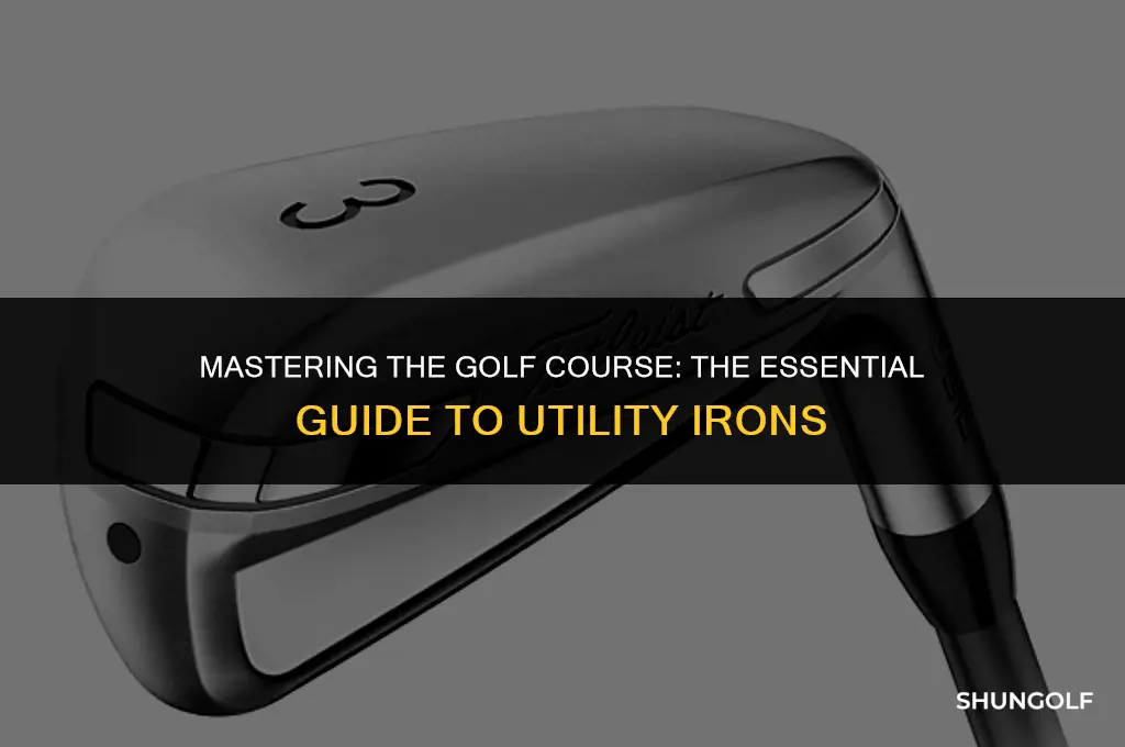 what is a utility iron used for golf