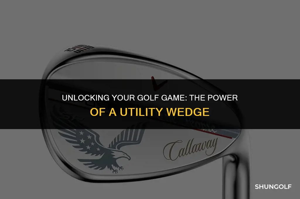 what is a utility wedge used for in golf