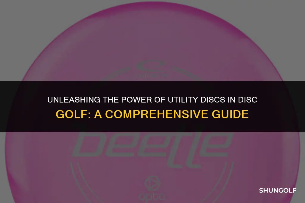 what is a utilty disc in disc golf