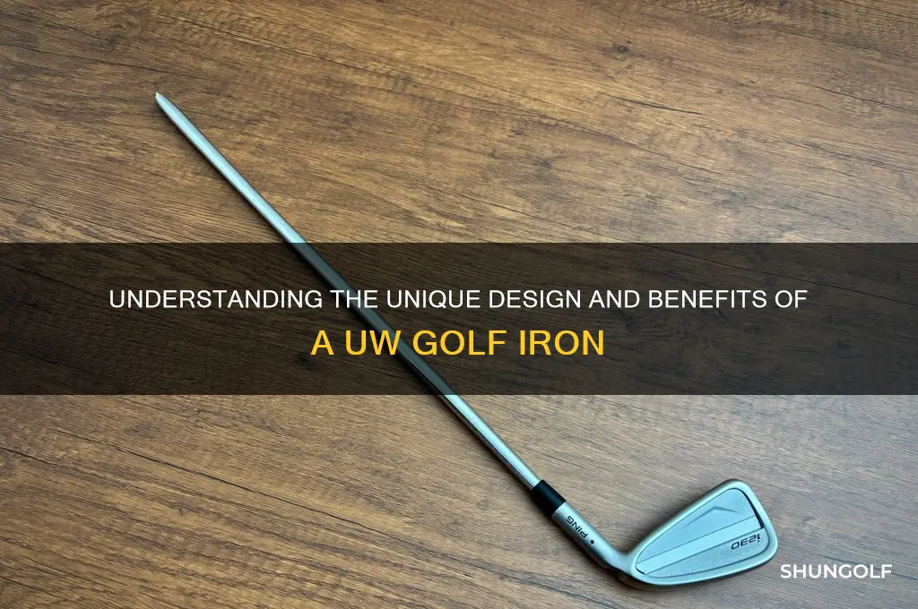 what is a uw golf iron