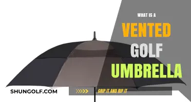 Golf Umbrella Secrets: Vented Canopies Explained