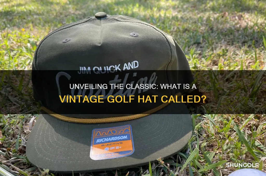what is a vintage golf hat called