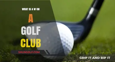 Understanding the W: A Beginner's Guide to Golf Club Markings