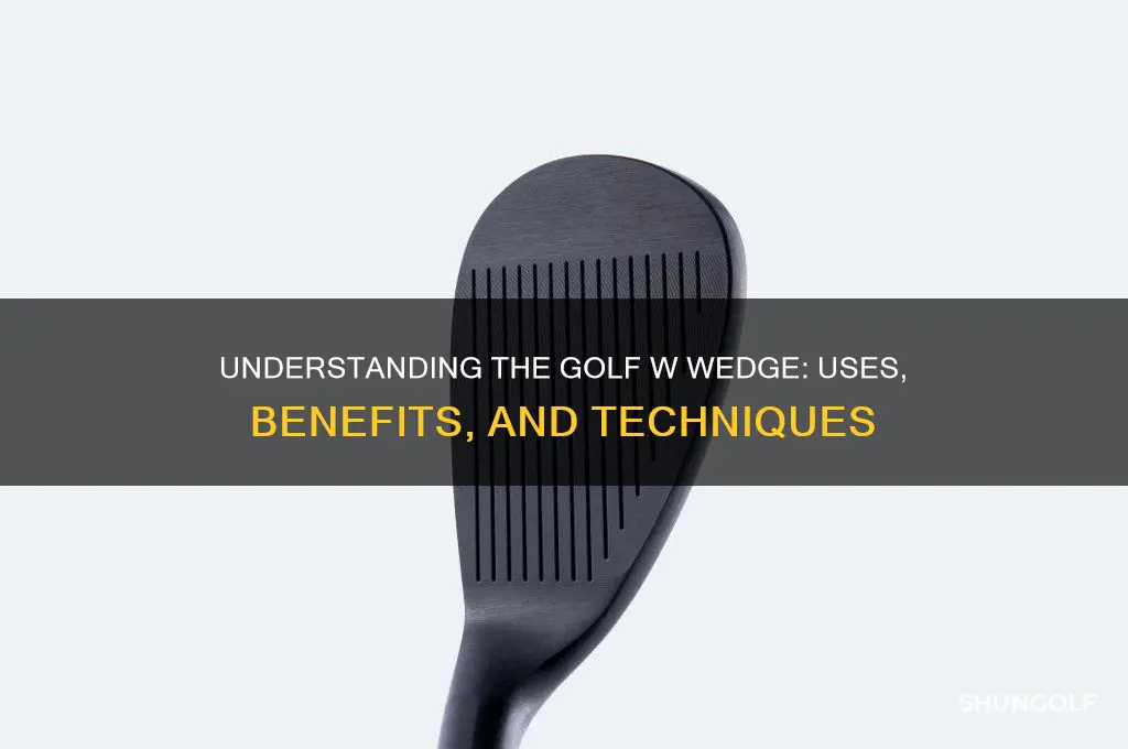 what is a w wedge in golf