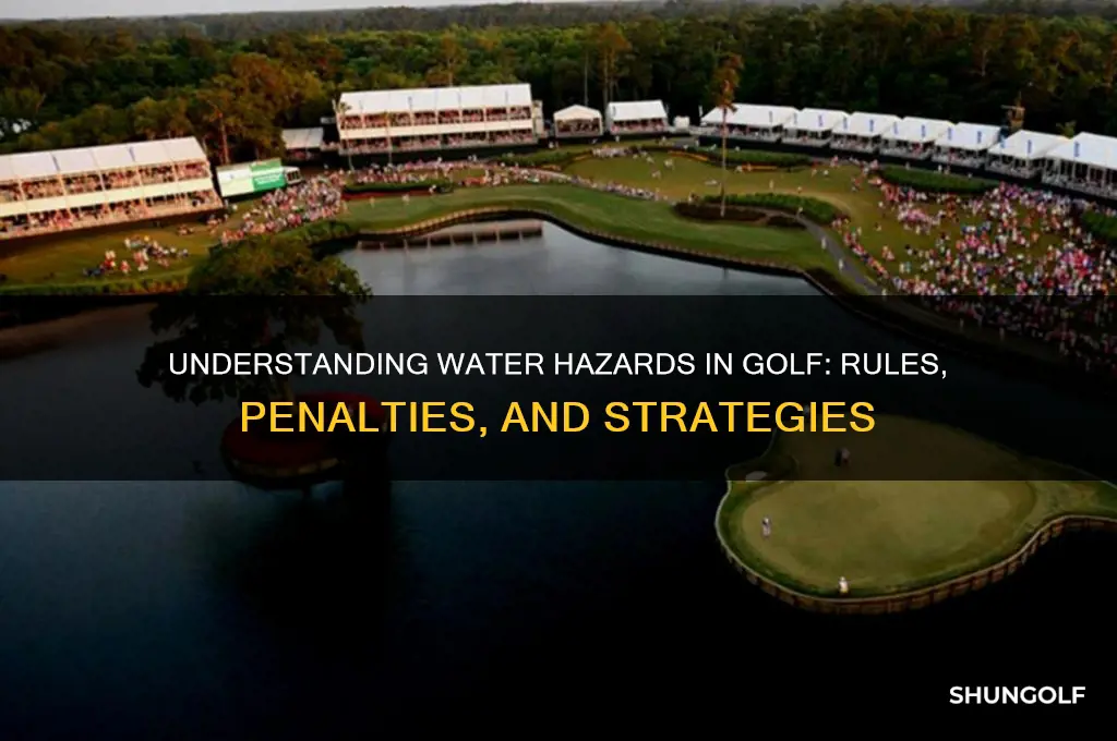 what is a water hazard in golf