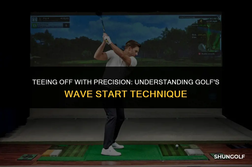 what is a wave start in golf