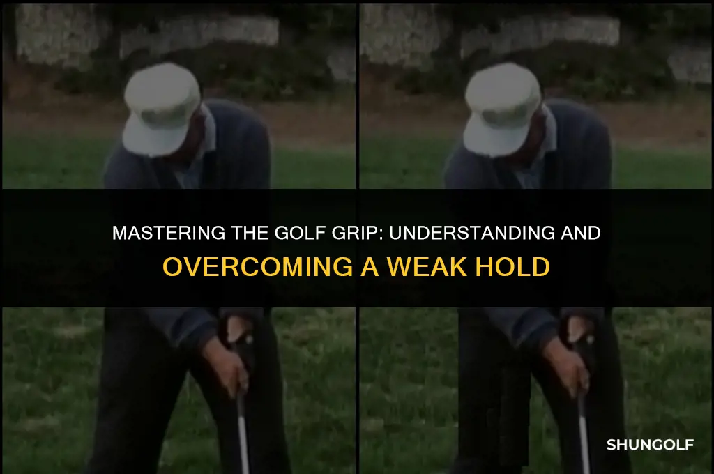 what is a weak grip in golf