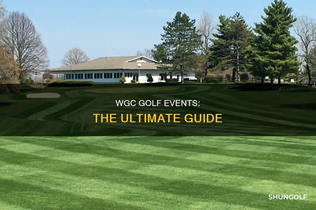 what is a wgc golf event