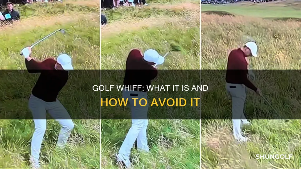 what is a whiff in golf