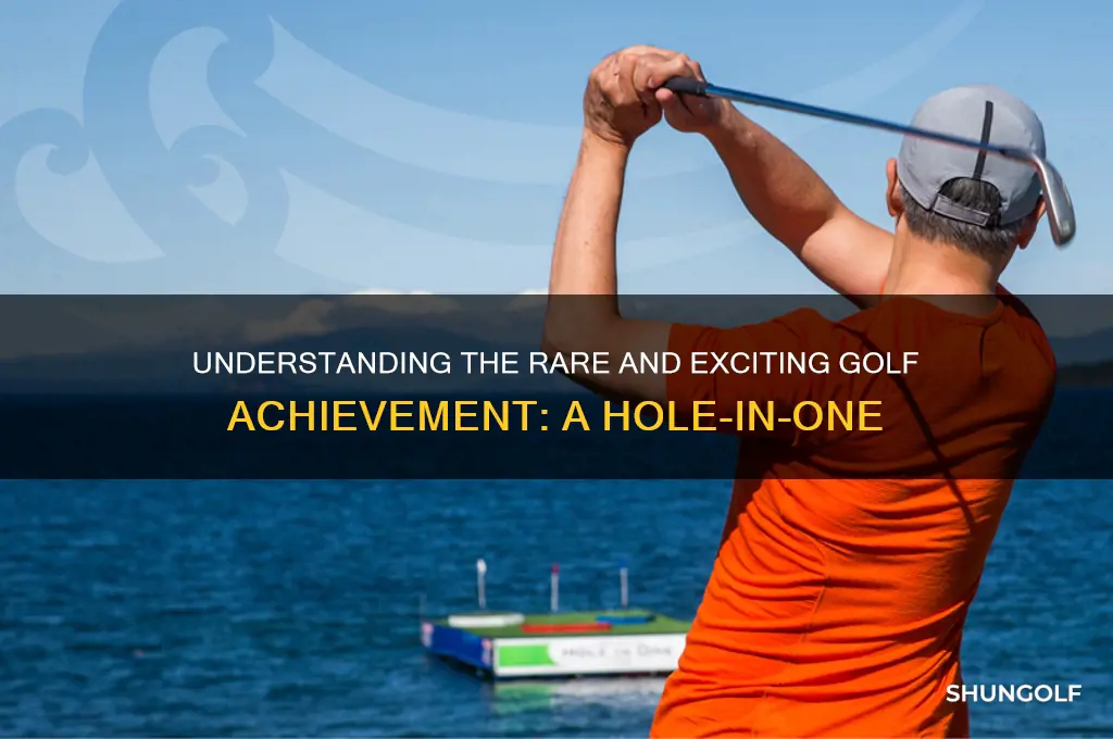 what is a whole in one in golf