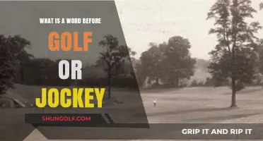 Understanding the Prefix: What Does a Word Before Golf or Jockey Mean?
