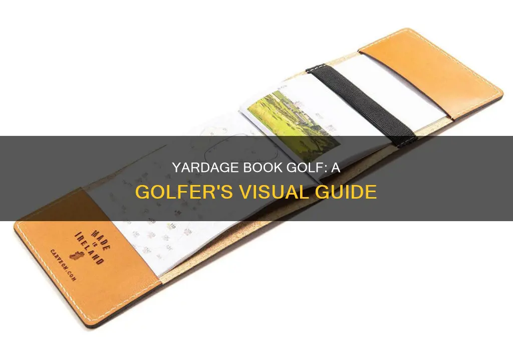 what is a yardage book golf