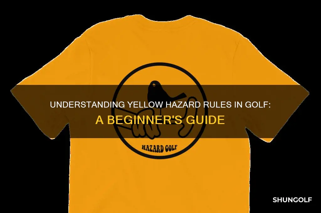 what is a yellow hazard in golf