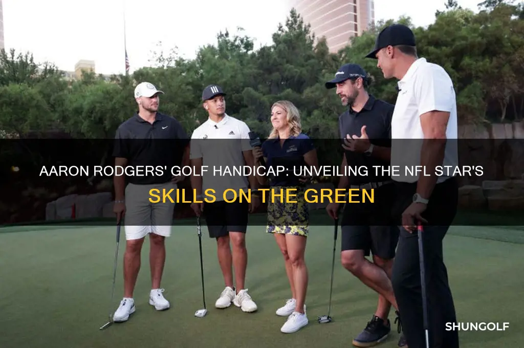 what is aaron rodgers golf handicap