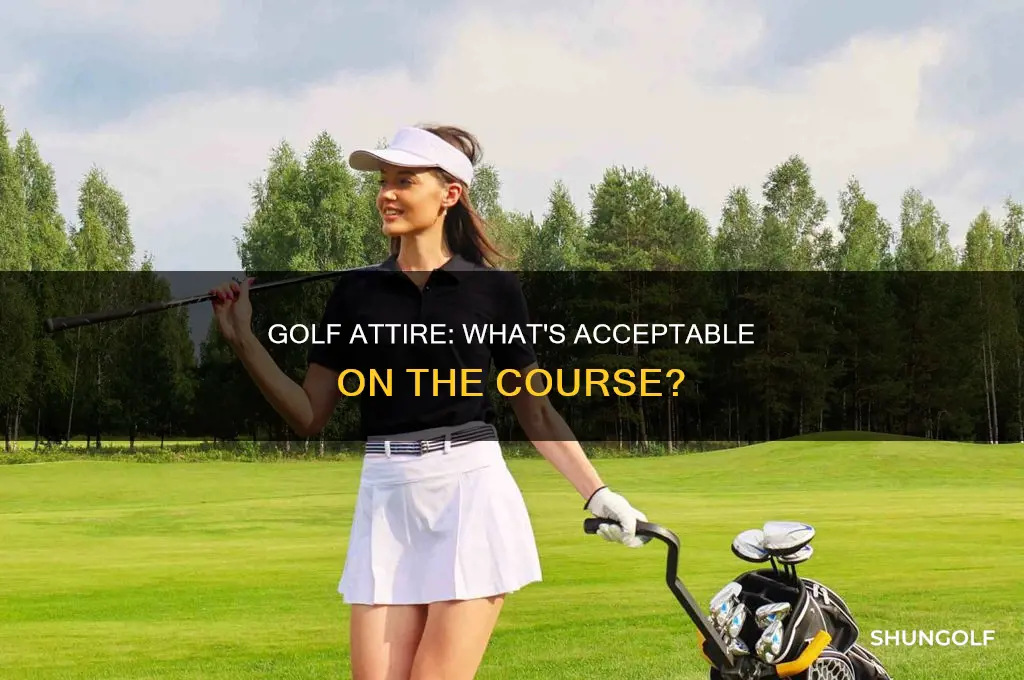 what is acceptable golf attire