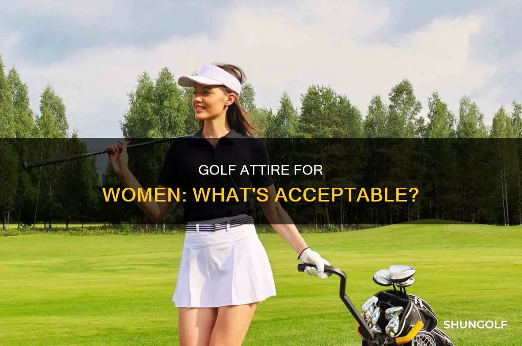 what is acceptable womens golf attire