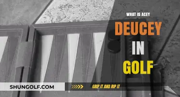 Acey Deucey Golf: Scoring Strategy and Rules