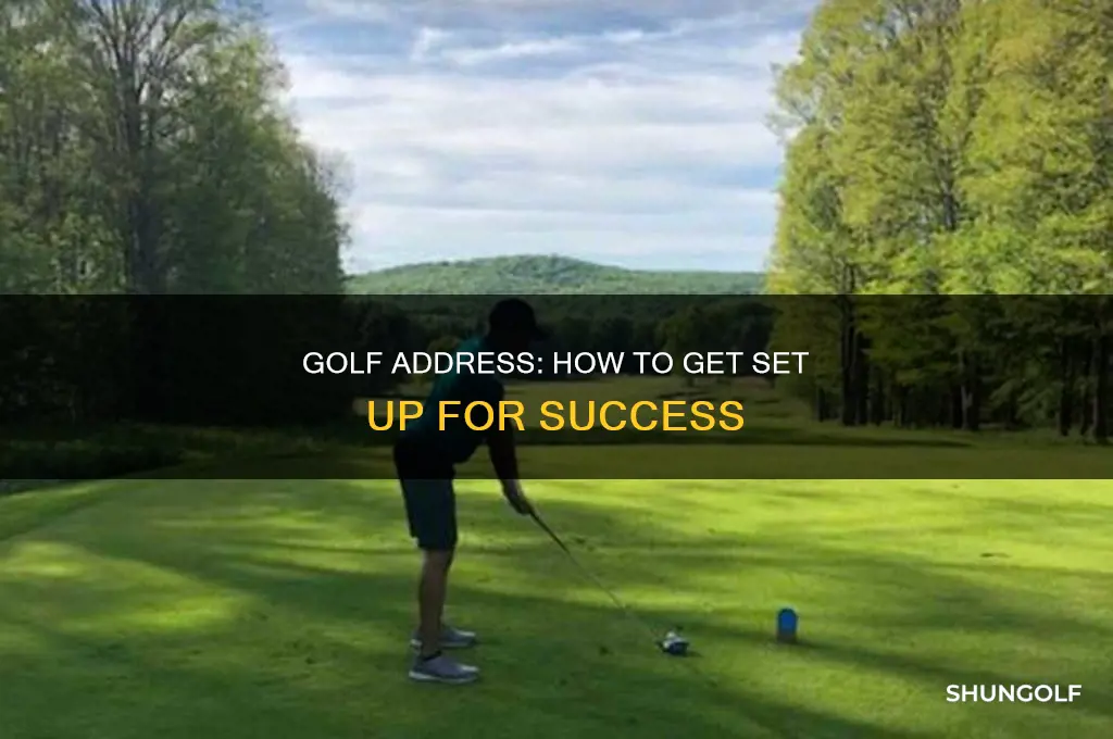 what is address in golf