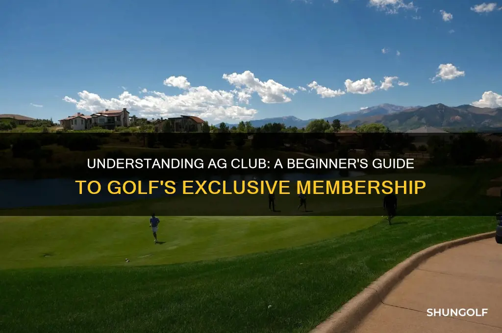 what is ag club in golf