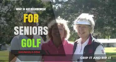 Seniors Golf Age Requirement: Understanding Eligibility for Senior Tournaments