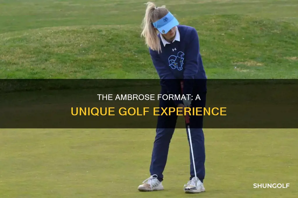 what is ambrose format in golf