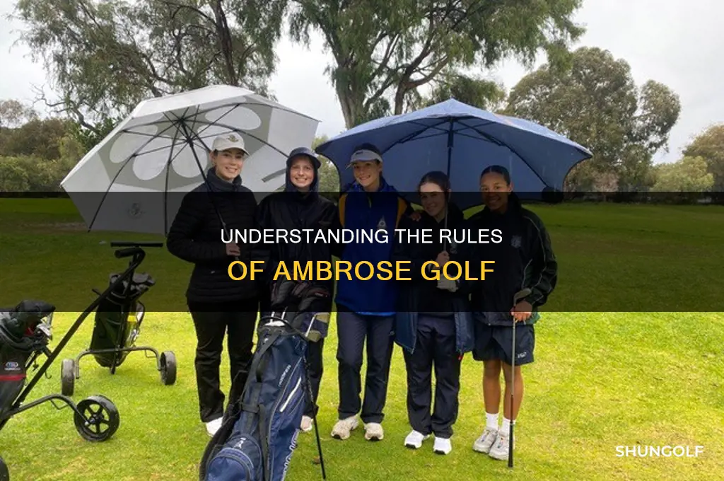 what is ambrose golf rules