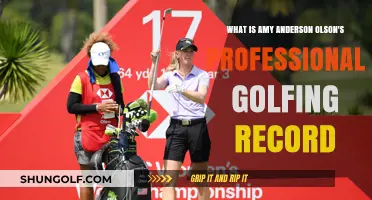 Amy Anderson Olson's Professional Golfing Record: Achievements and Highlights