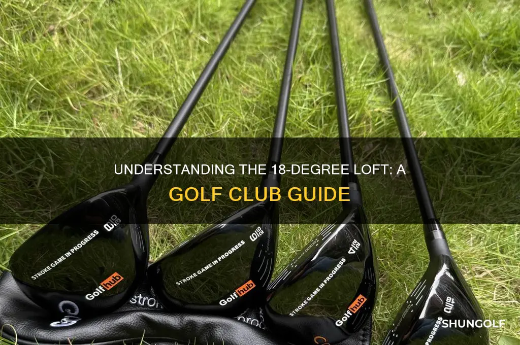 what is an 18 degree loft on a golf club