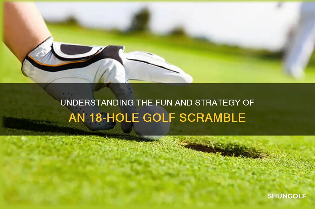 what is an 18 hole scramble in golf