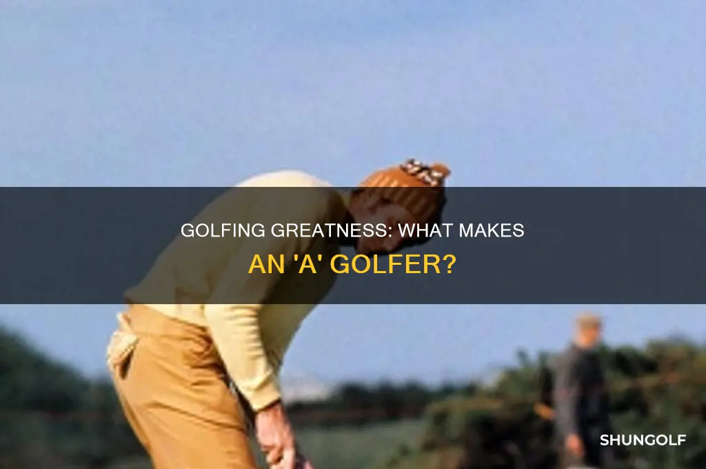 what is an a golfer
