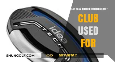 Adams Hybrid Golf Club: Uses, Benefits, and Ideal Situations