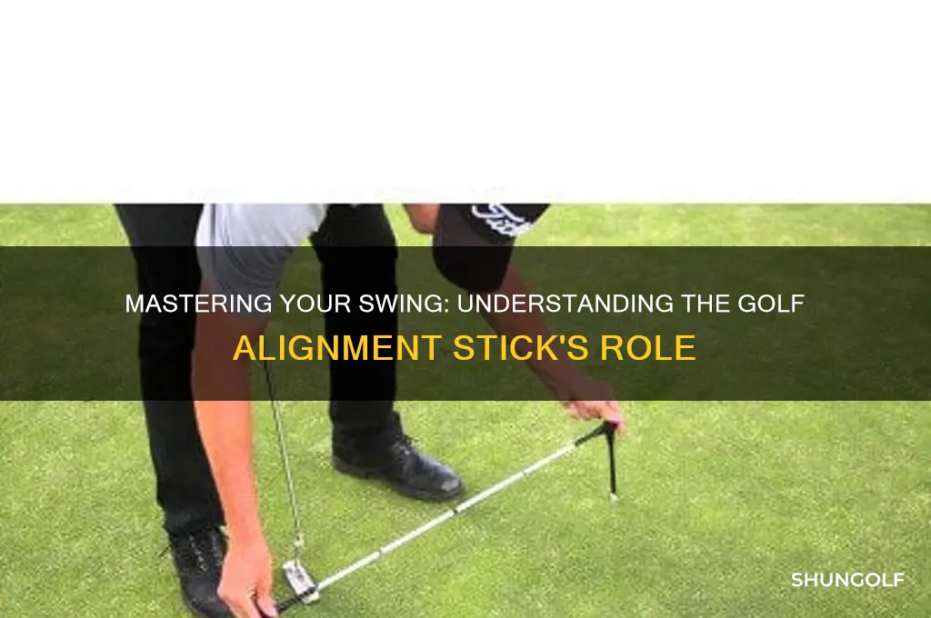 what is an alignment stick in golf