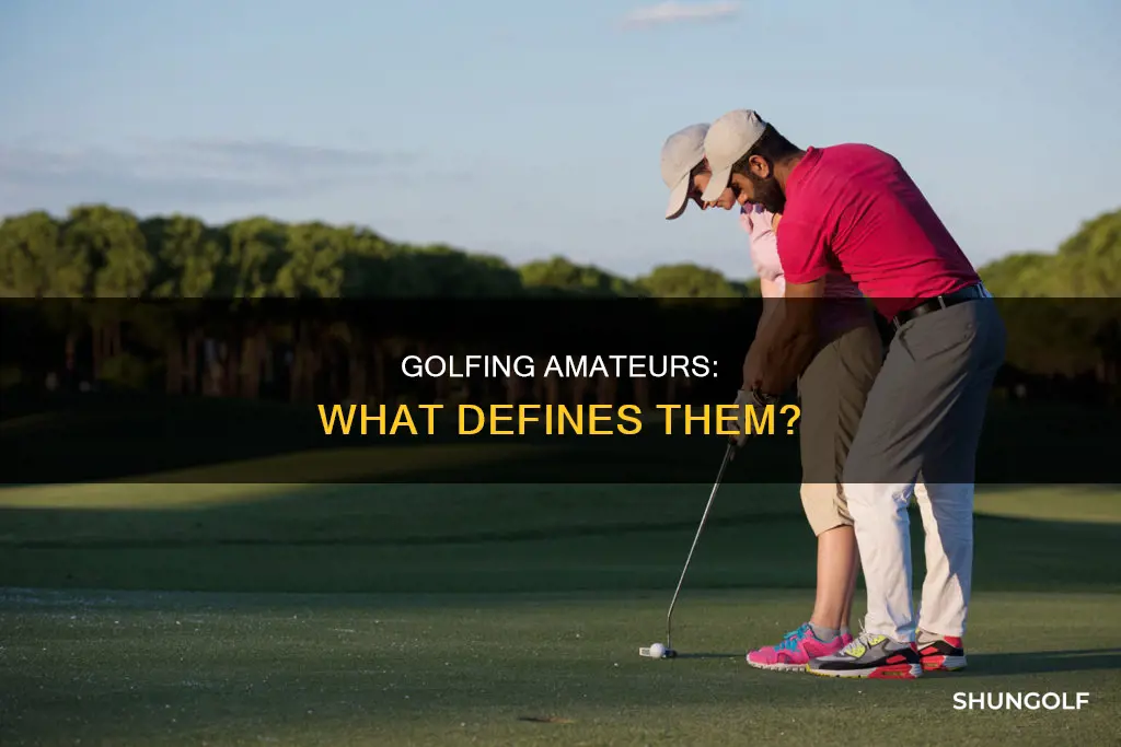 what is an amateur golfer