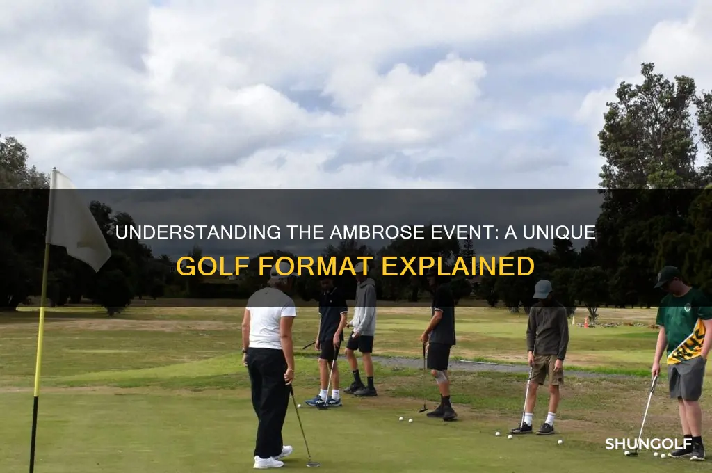 what is an ambrose event in golf