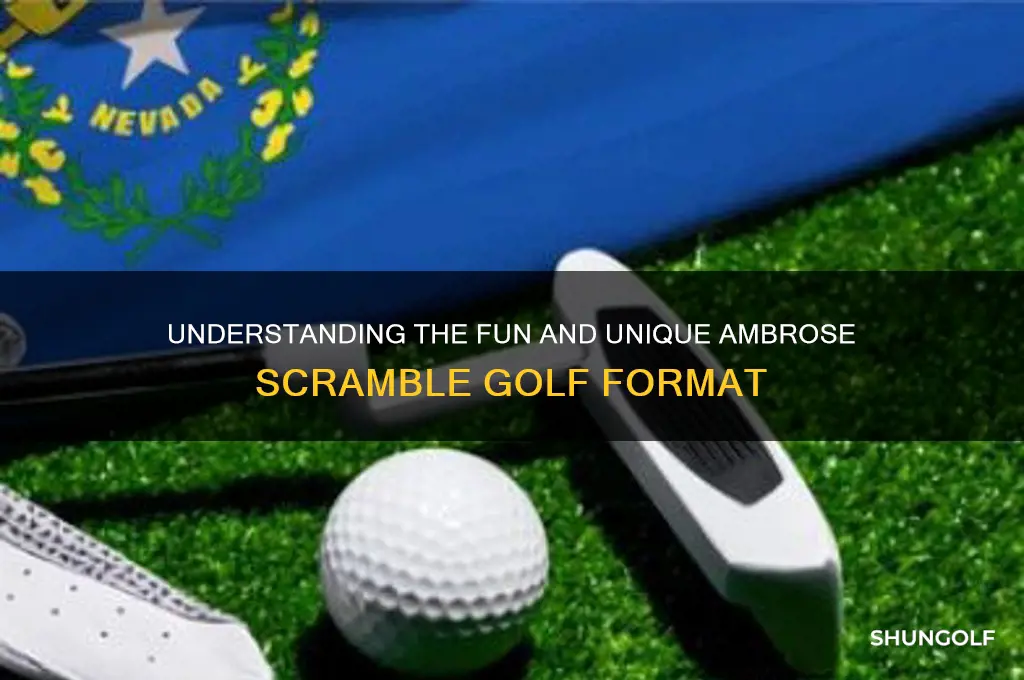 what is an ambrose scramble in golf