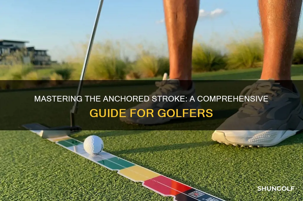 what is an anchored stroke in golf