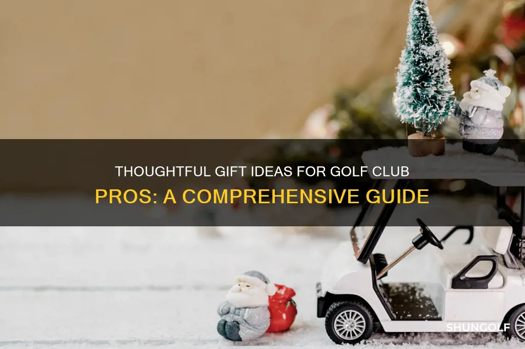 what is an appropriate gift for a golf club pro