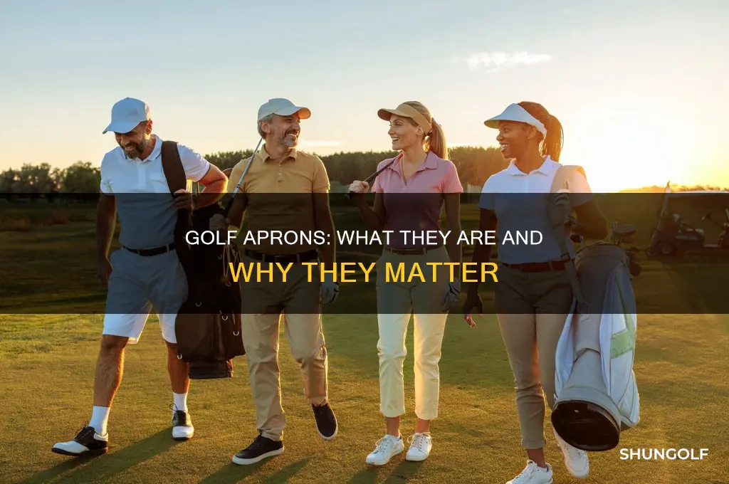 what is an apron in golf